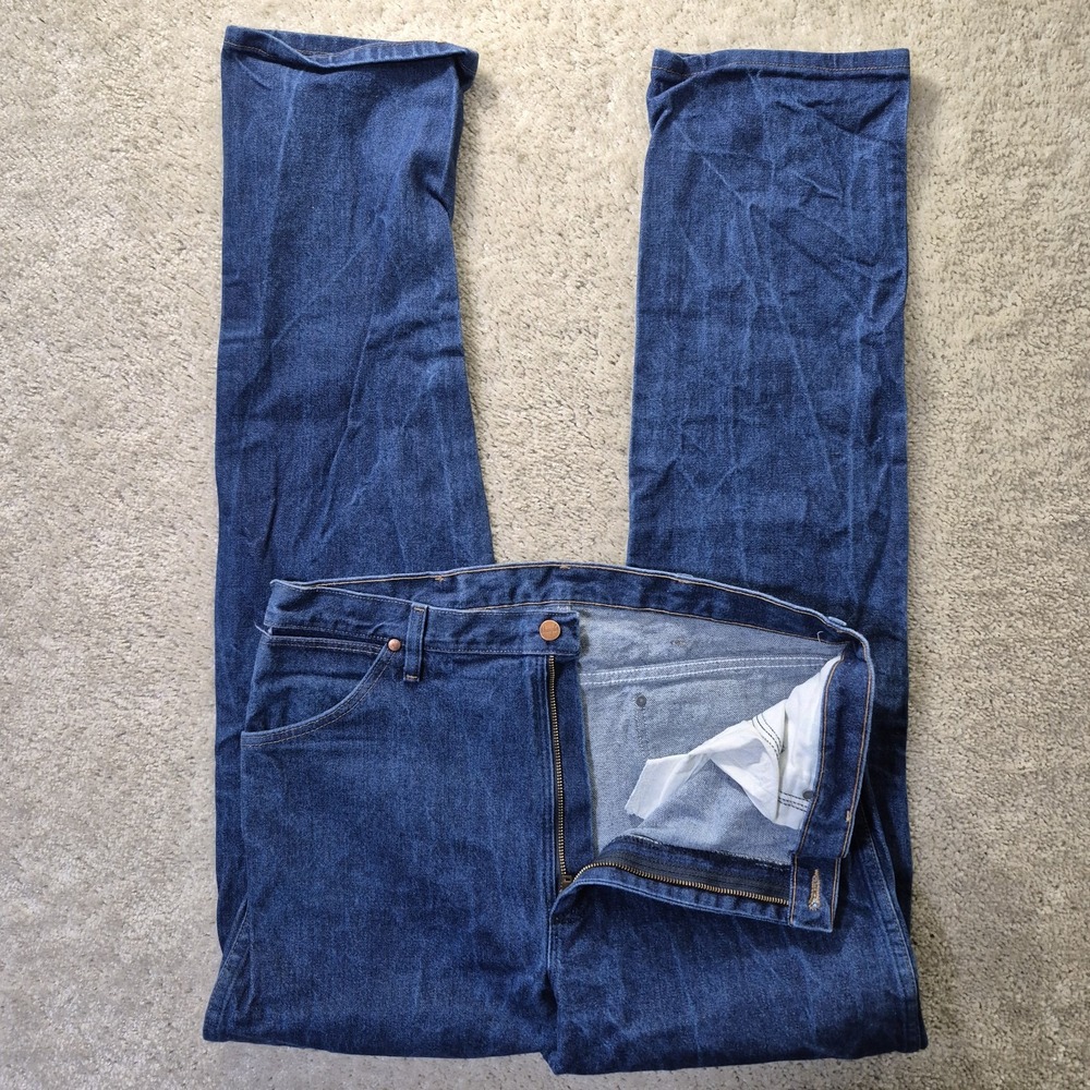 Wrangler Jeans Cowboy Cut Mens ACTUAL 36/36 13MWZ Western Heavy Rodeo Western